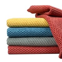 【CW】 Absorbent Quick-Drying Cleaning Coral Four Packs Dishcloth Household Dishtowel