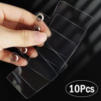 10Pcs Mobile Phone Shell Lanyard Gasket Hanging Piece Transparent Patch Strap PVC Universal Cross-Body Rope Lanyard Tether Tab