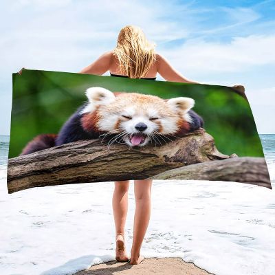 Cute Animal Baby Microfiber Beach Towel,Quick Dry Beach Towel Lightweight Beach Towel Soft Absorbent Pool Towel Travel Swimming