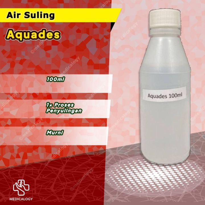 Aquadest Air Suling Aqua Destillata 100 Ml Lazada Indonesia 0970