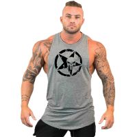 Gym Brand clothing Bodybuilding Fitness Mens running tanks workout BEAST print vest Stringer sportswear muscle undershirt