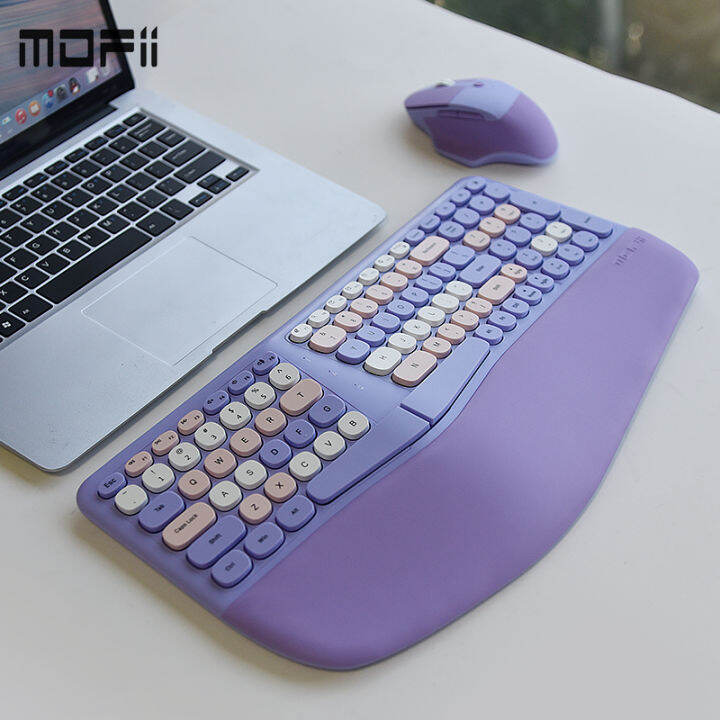 FANTASY MOFII NOMI Ergonomics Wireless Keyboard and Mouse Set with ...