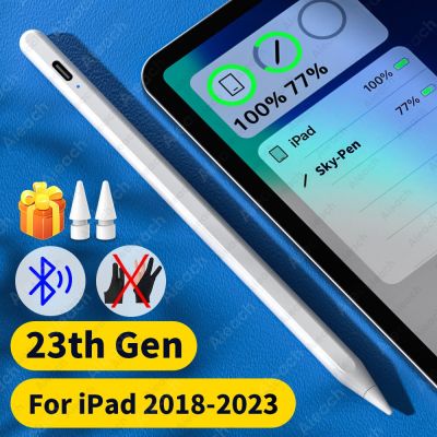 สำหรับ Ipad ดินสอพร้อมที่ป้องกันฝ่ามือเหมาะสำหรับ Apple ดินสอ2 1ปากกาสไตลัส Ipad Pro 11 12.9 4/5อากาศ7/8/9/10Th Mini 5 6 2018-2023