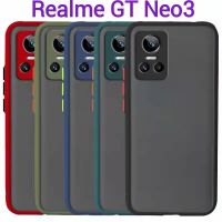 Realme GT Neo3(พร้อมส่งในไทย)เคสขอบนิ่มหลังแข็งขุ่นคลุมกล้องRealme Narzo 50i Prime/Realme GT Neo3