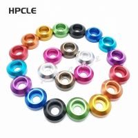 5-10 Buah/Lot Penutup Kepala Aluminium Mesin Cuci M2 M2.5 M3 M4 M5 M6 M8 Warna-warni Paduan Aluminium Penutup Kepala Mesin Cuci Gasket untuk Bagian RC