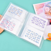 3D Nail Sticker Decal Collecting Albums Storage Holder Nail Art Display Showing Book Container Tool Matte Transparent