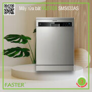 Máy Rửa Chén Bát Faster Sms633As Dung Tích 14 Bộ Bảo Hành 3 Năm