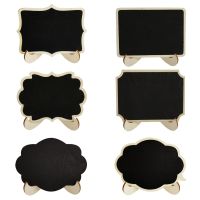 【YD】 5Pcs Blackboard Menu Label Chip Message Board Signs Table Card for Birthday Wedding