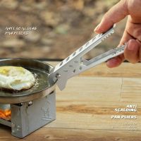 Outdoor Camping Pot Pan Gripper Handle Bowl Gripper Tableware Picnic Gripper Pot Anti hot Holder Cookware Pan M4t3