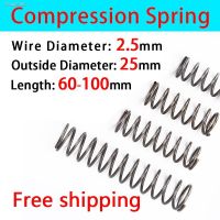 ❈ Spot Goods Telescopic Spring Compressed SpringLine Diameter 2.5mm External Diameter 25mm Length 60mm-100mm Return Spring