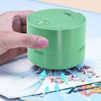 ☜◊ Desk Vacuum Cleaner Mini Table Vacuum Cleaner Mini Energy Saving Quiet Pick Up Tiny Crumbs Flakes for Drawer Desktop Countertop