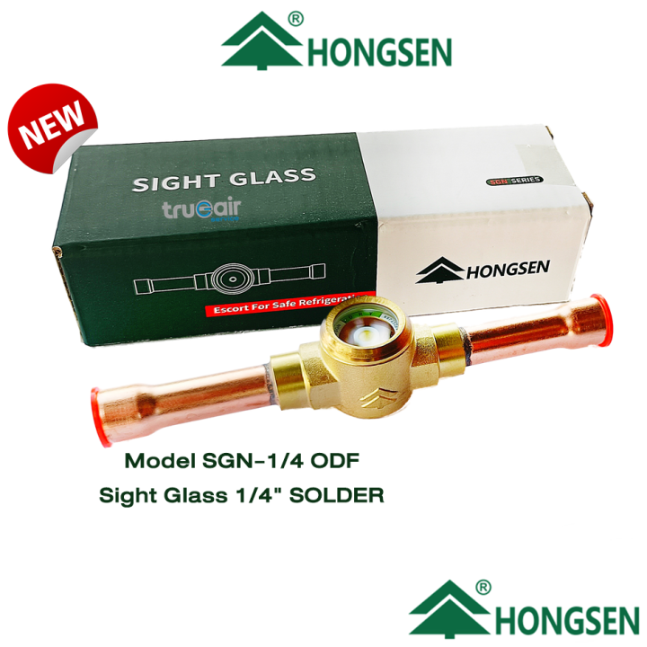 honngsen-sight-glass-1-4-กระจกตาแมว-1-4-แบบเชื่อม-solder-model-sgn-1-4-odf-รุ่นเปิดฝาไม่ได้-sgn-มีการปิดผนึกแบบ-ptfe-และซีลโอริง