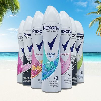 Imported Rexona Shunai antiperspirant spray antiperspirant body dew antiperspirant light fragrance fresh and dry men and women