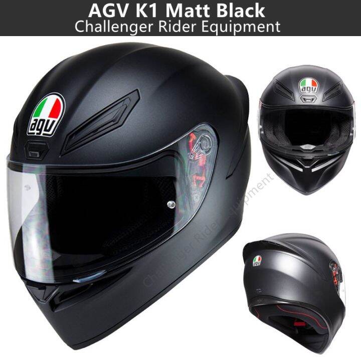 【factory outlet】 Helmet K1 Matt Black Helmet Full Face Helmet for