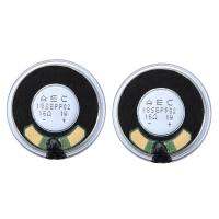 2X 36mm 16 Ohm 1W Aluminum Housing Internal Magnet Speaker