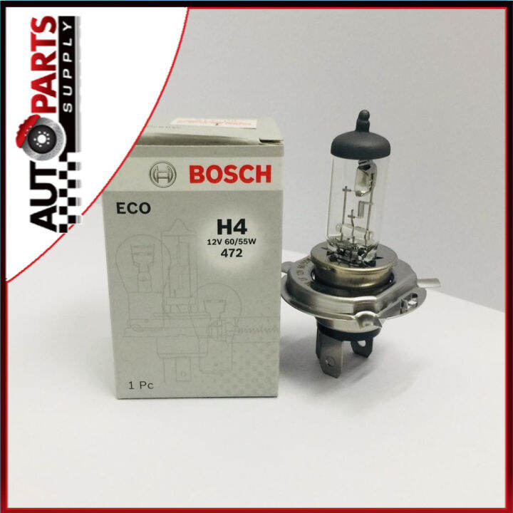 Bosch Bulb Eco H4 12V 60/55W Headlights (100 Original) Lazada