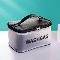 【LuckShops】BEAUTYBIGBANG Waterproof Toiletry Bag, Portable Large-Capacity Bag, Transparent Cosmetic Travel Storage Bag