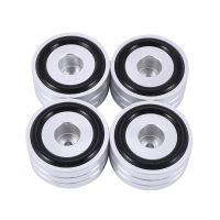 4Pcs 40X20mm Aluminum HiFi AMP Speaker Isolation Stand Turntable DAC Feet Pad