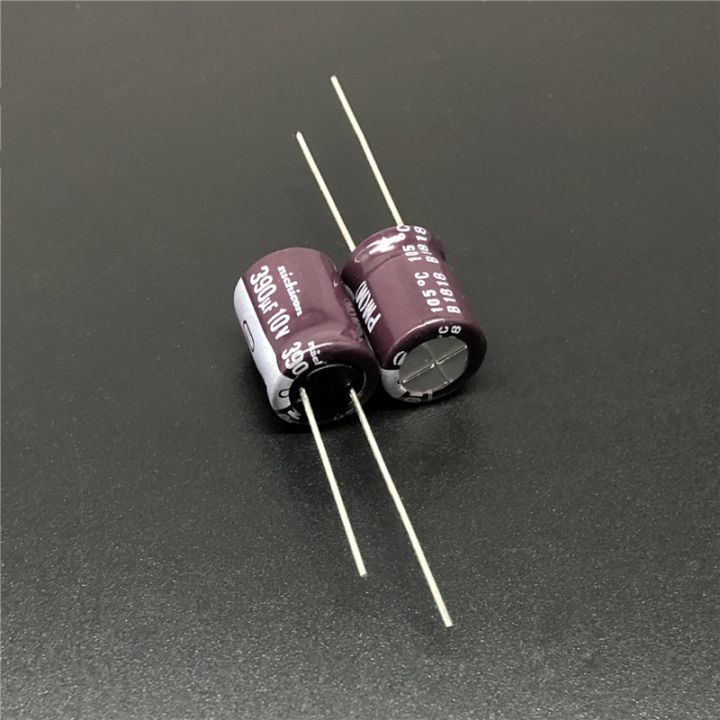 10pcs-100pcs-390uf-10v-nichicon-pm-series-10x12-5mm-10v390uf-low-impedance-aluminum-electrolytic-capacitor