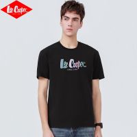 ​เสื้อยืดแขนสั้น ทรงหลวม พิมพ์ลาย Lee Cooper แฟชั่นฤดูร้อน สไตล์ฮ่องกง สําหรับผู้ชาย นักเรียน u