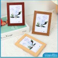 Reviln กรอบรูปไม้คอมโพสิต มีขาตั้งโต๊ะ picture frame