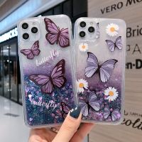 ALIGO Apple iPhone 14 Plus 13 Pro Max 12สำหรับ iPhone 11เคสครอบโทรศัพท์แบบนิ่มรูปผีเสื้อกันกระแทก