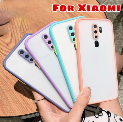 เคสขอบสี กันกล้อง ทุกรุ่น Case Xiaomi Redmi Note 8 / Redmi Note 8pro / Redmi Note 7 เคสขอบสีกันกล้อง เคสกันกระแทก เคสโทรศัพท์ Redmi