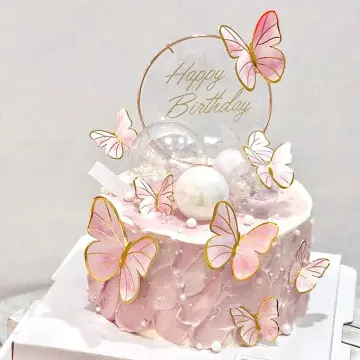 Shop Gold Butterfly Cake Decorations online