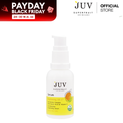 [แถมJUV Serum Brightening Vit A + 30 ml  1ชิ้น ] JUV Serum Brightening Vit C+ 30 ml จุ๊ฟเซรั่มวิตซีพลัส