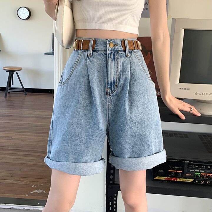 knee jeans shorts