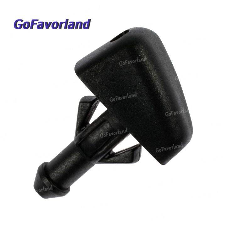 【CW】 Front Left Or Right Windshield Washer Nozzle Jet Black Plastic 4132664 YC1517666AA For Ford