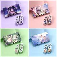 Anmie Cute Kawaii Japanese Girl Case Cover for Nintendo Switch OLED Genshin Impact Accessories Soft Silicone Anti-Drop Funda