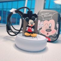 Disney Mickey Minnie Pengisi Daya Kabel Data Headphone Penutup Pelindung Garis untuk Huawei Mate 30 40 Glory 50 66W Tali Berliku dengan Tas