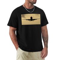 Boeing 737 Final Approach T-Shirt Summer Clothes Custom T Shirts Design Your Own Mens Long Sleeve T Shirts