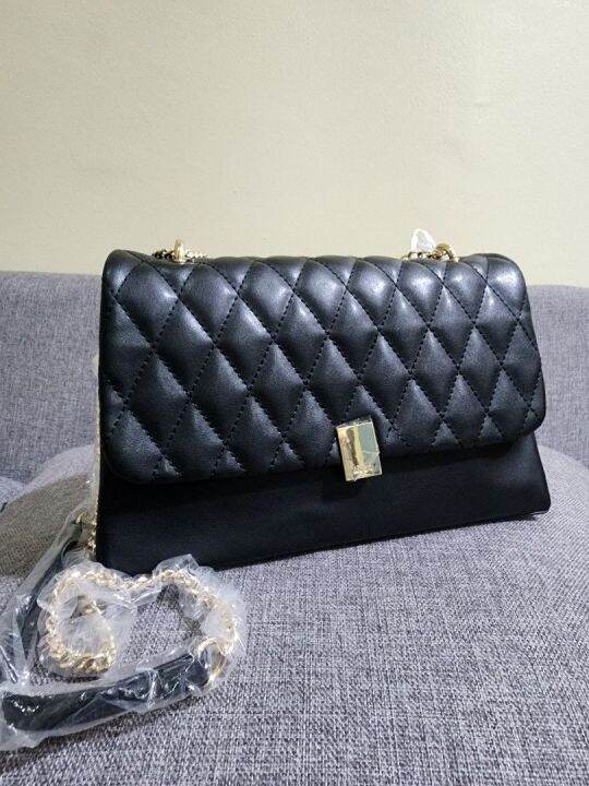 Aldo Quilted Black Crossbody Bag on Chain for Women Lazada PH