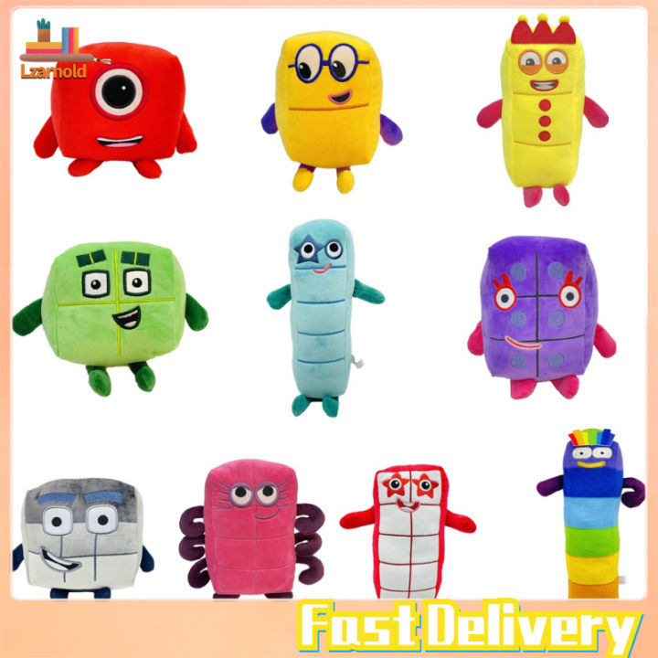 Lzarnold【Ready Stock】Cartoon Numberblocks Plush Doll Toy Stuffed ...