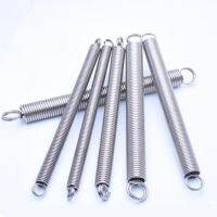 1Pcs 304 stainless steel wire diameter 0.3mm 0.4mm 0.5mm 0.6mm 0.7mm 0.8mm 1.0mm 300mm Dual Hook Long Expansion Tension Spring