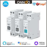 LIG ONNDO TUYA เบรกเกอร์อัจฉริยะ Wifi/zigbee วัดแสง1P 63A รางดินสำหรับไฟบ้านไร้สายอัจฉริยะรีโมทสวิทซ์ควบคุมแอป