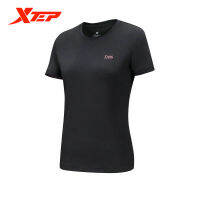 เสื้อกีฬาสตรีXtepฤดูร้อนใหม่แฟชั่นระบายอากาศที่สะดวกสบายลำลองคอกลมแขนสั้นเสื้อ879228010101