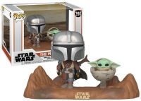 Pop The Mandalorian With The Child Baby Yoda The Mandalorian Yoda Baby