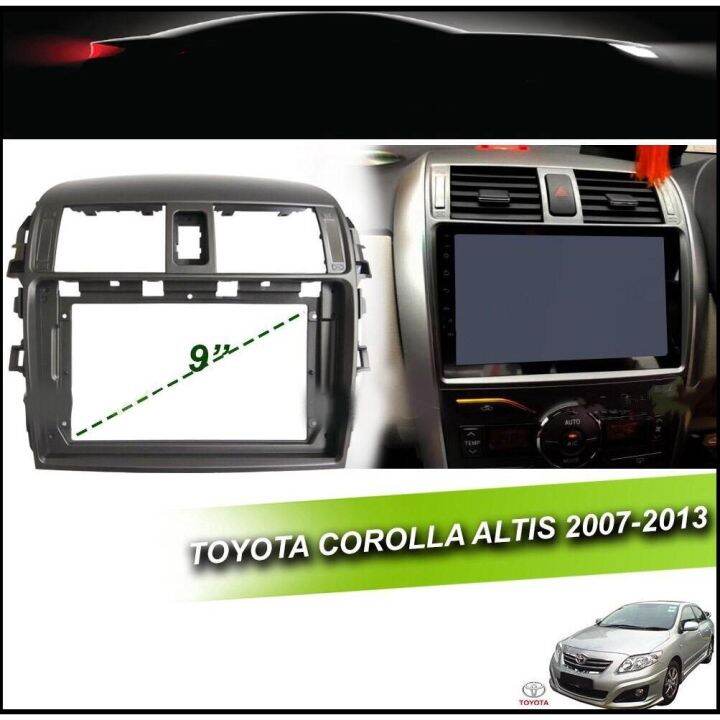 เครื่องเล่น-mp-5-ขนาด-9-นิ้วสําหรับ-toyota-corolla-altis-2007-2013