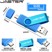 JASTER 10ชิ้นจำนวนมาก USB แฟลชไดรฟ์3 In 1 OTG ไดรฟ์ปากกา TYPE-C ความเร็วสูงอะแดปเตอร์ของขวัญ Micro USB Stick จัดเก็บข้อมูลภายนอก64กิกะไบต์32กิกะไบต์