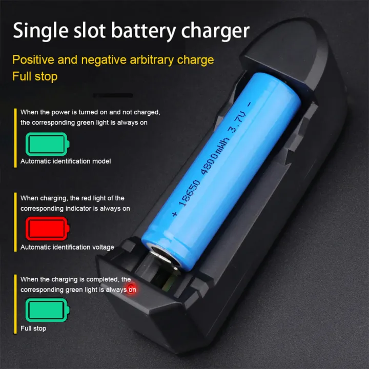 【Ready Stock】18650 battery charger Universal lithium battery charger
