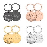 ☢ Free Engraved Dog Pet ID Tag Personalized Anti-lost Name Phone Pet ID Name Cat Puppy Dogs Tag Pendant Keyring Pet Accessories