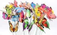 Bunch of Butterflies Garden Yard Planter Colorful Whimsical Butterfly Stakes Decoracion Outdoor Decor Flower Pots Decoration