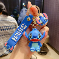 Stitch Girls Boys Keychain Lady จี้คู่ใหม่พวงกุญแจตุ๊กตาจี้ห้อยรถยนต์กระเป๋าโรงเรียนน่ารักเครื่องประดับของขวัญสร้างสรรค์ร้อยการจับคู่เครื่องประดับบุคลิกภาพ