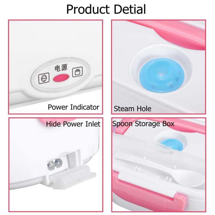 1-05l-อุ่นอาหารแบบพกพากล่องข้าวกลางวันในครัวเรือนเครื่องอุ่นอาหารกระดานลบได้ภาชนะบรรจุอาหารเย็นสีแดง-ส้ม-น้ำเงิน