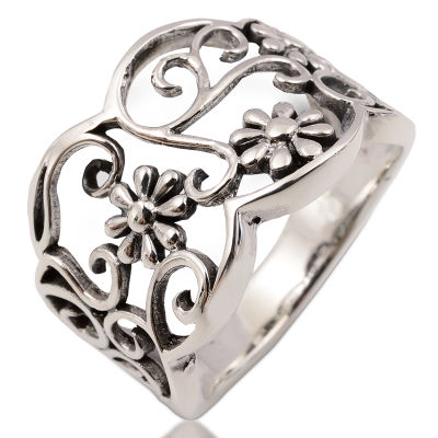 Wild flower ring beautifully dressed with uniqueness as a gift that the recipient likes.ring size..6 to 12