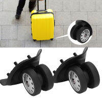 A คู่ A88 กระเป๋าเดินทางสีดำ Multihole Wheel Universal กระเป๋าเดินทางทดแทนอุปกรณ์กลางแจ้ง