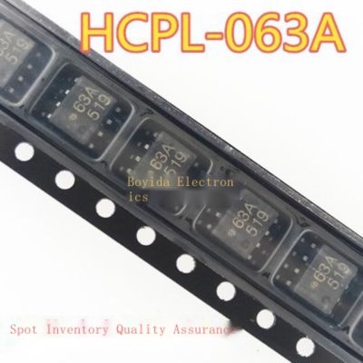 10ชิ้นใหม่เดิม HCPL-063A HCPL-063A-500E HCPL-63A SOP-8 SMD Optocoupler